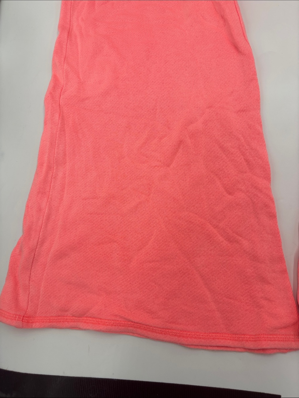 SKIMS Modal French Terry Flare Pants in Coral - Picture 5 of 6